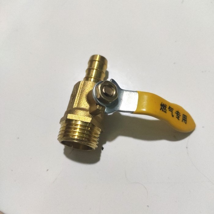 stop kran oven gas kuningan - Drat luar