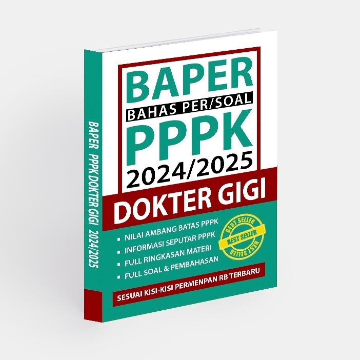 Buku PPPK DOKTER GIGI 2024 - Bahas Per Soal PPPK DOKTER UMUM 2024/2025 FULL SOAL PEMBAHASAN - Media 