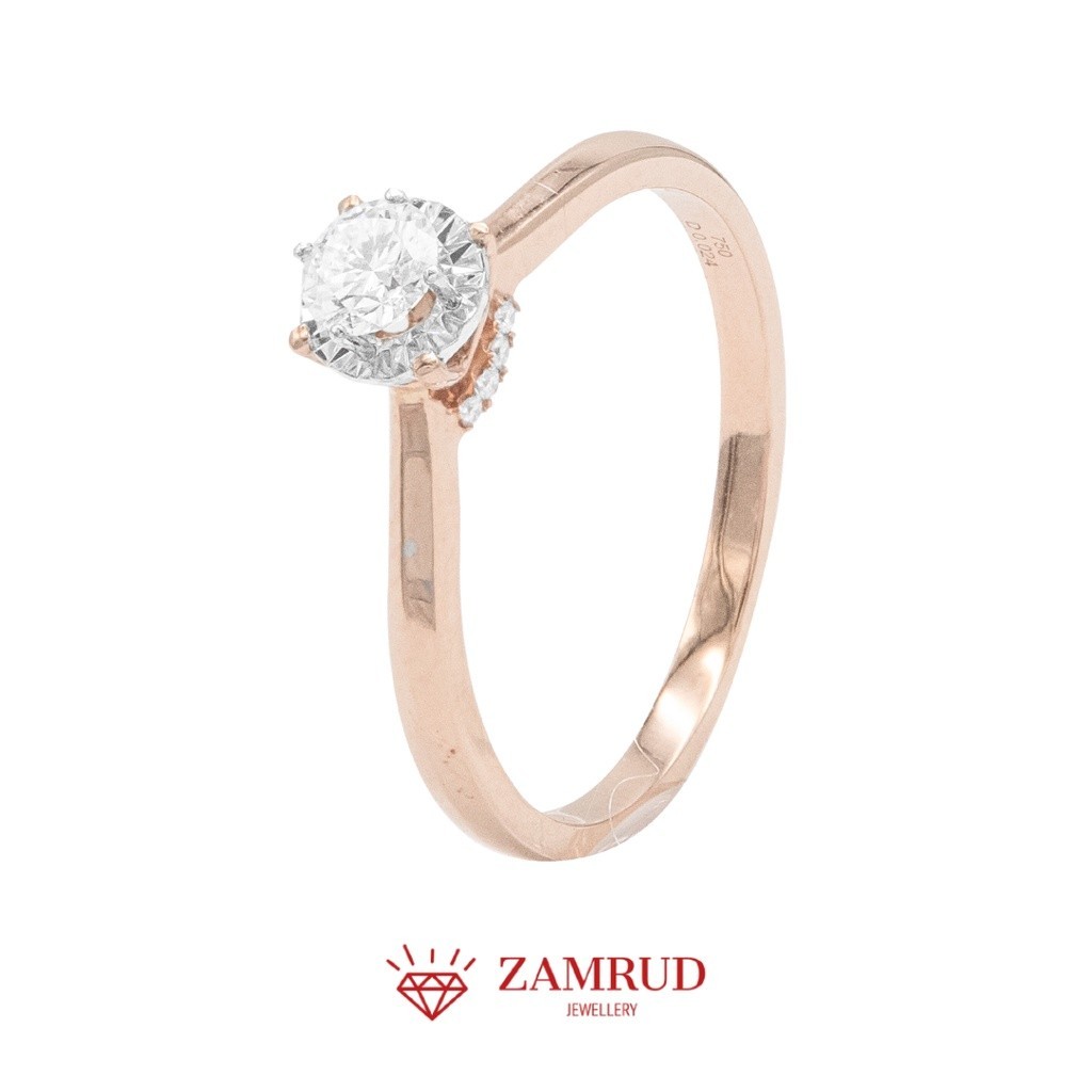 GIA Cincin Berlian 36269 FLR Zamrud Jewellery
