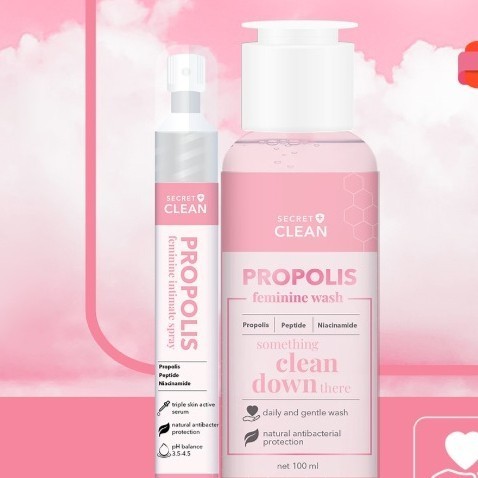 Secret Clean Propolis Feminine Care ||  Feminine Spray & Feminine Wash
