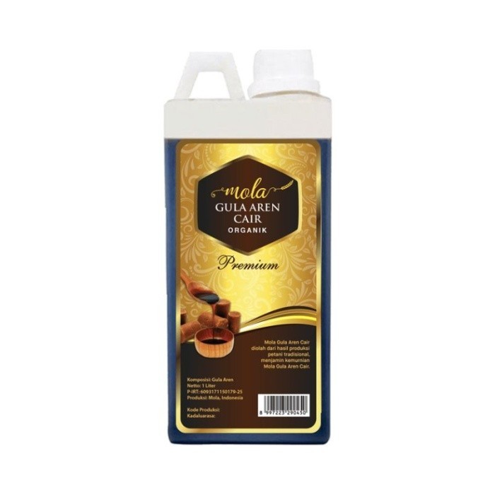 

Mola 1 liter Gula Aren Cair Organik Premium Liquid Palm Sugar Food Drink Mix Sweetener Pemanis Halal