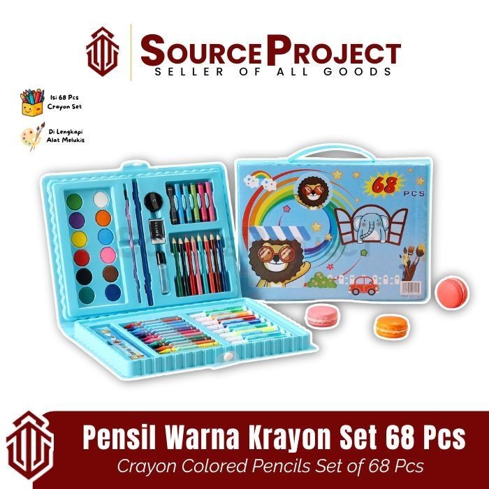 

Pensil Warna Crayon Krayon Kerayon Set 68 Pcs Lengkap Alat Melukis Menggambar Mewarnai | Source Project