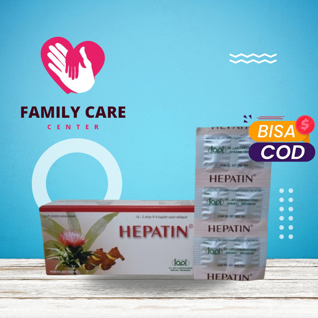 HEPATIN STRIP 6 KAPLET -famylicare