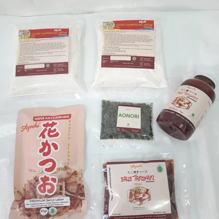 

[NEW]Terbaru Paket Bahan Okonomiyaki Lengkap Tepung, Saus, Katsuo, Aonori HALAL MUI