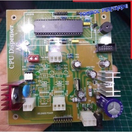 CPU Pom Mini AC Minimalis Atmega 16 PCB Fiber