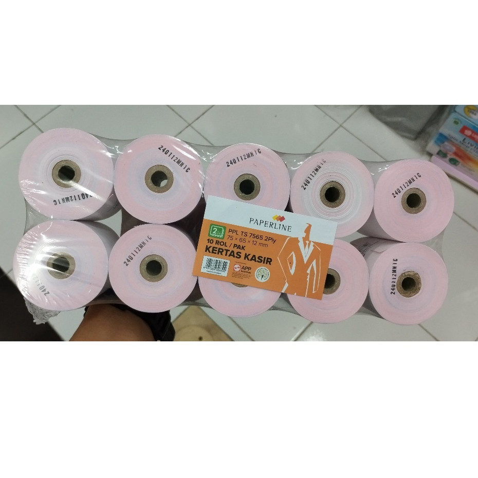 

TELESTRUK 2 PLY 75*65 PAPERLINE 1 SLOP ISI 10 ROLL