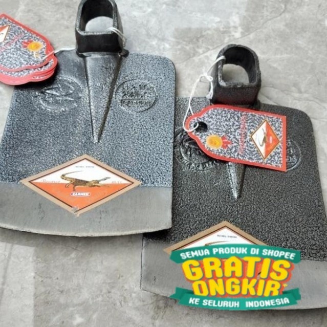 (GARANSI 100% ) GROSIR Cangkul baja Cap Buaya Mas Pacul Baja Asli Cap Buaya Mas/ panjang pendek baja