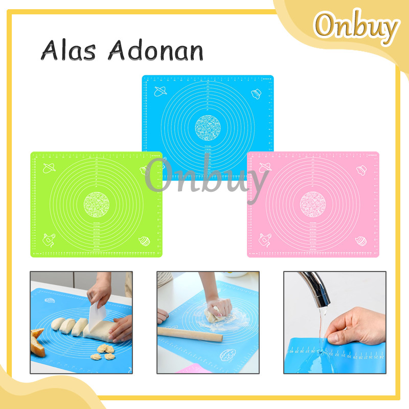 Alas Adonan Kue Roti Dapur Pizza / Alas Silikon Adonan