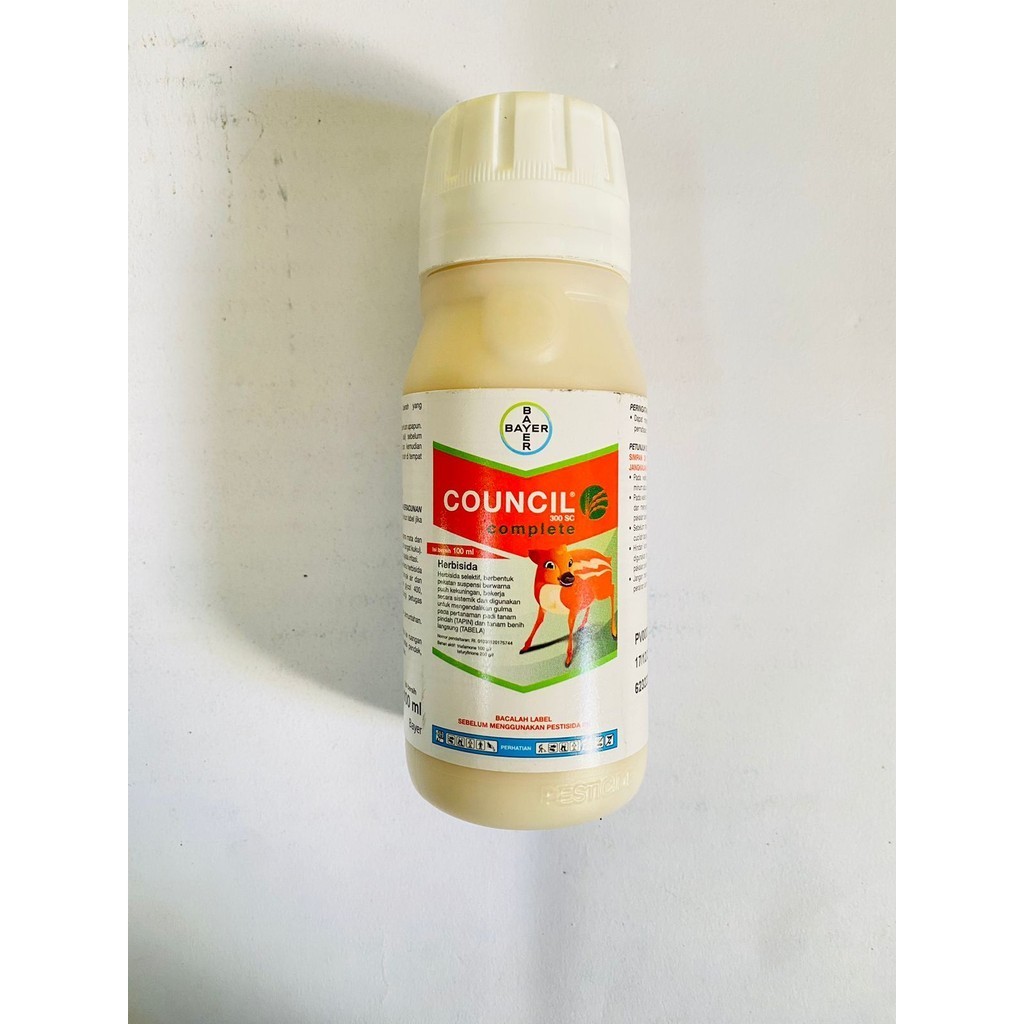 Herbisida UNTUK Padi pra tumbuh COUNCIL COMPLETE 100 ml Dr BAYER