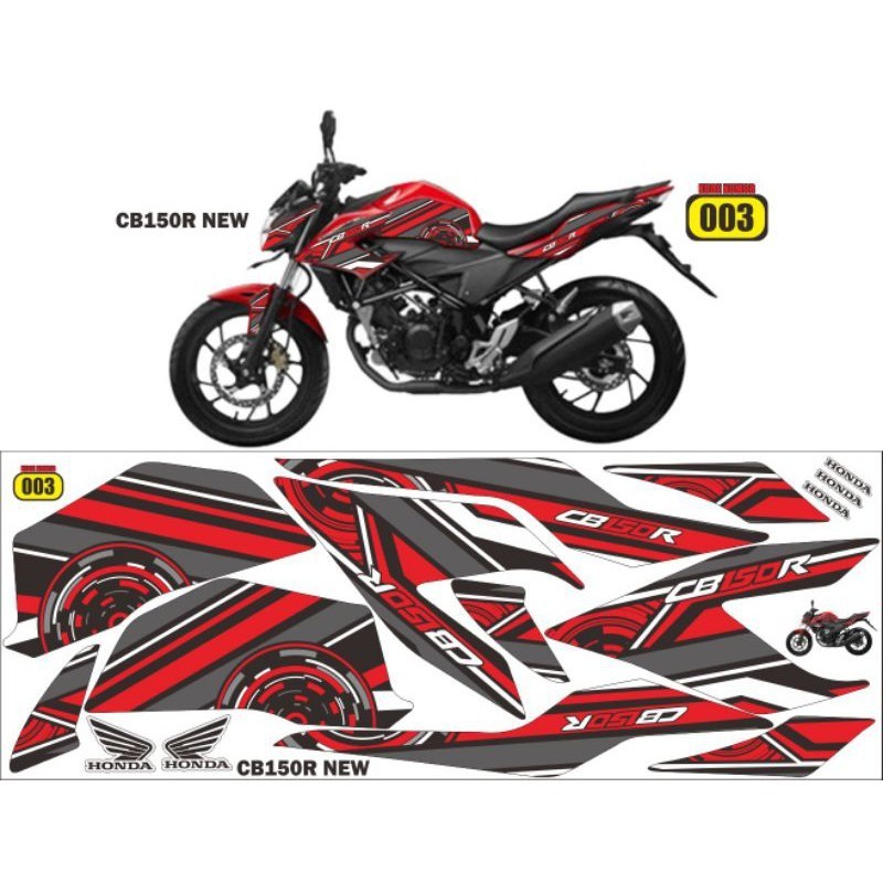 Decal Cb 150 R / Striping Variasi Cb150r / Honda Cb 150 R / Cb150r