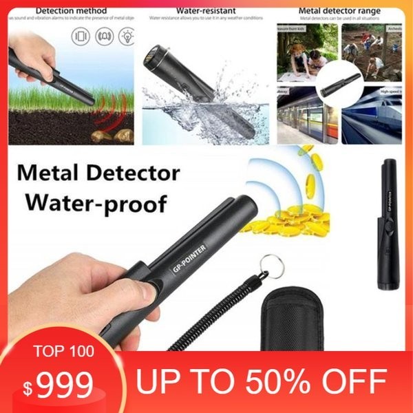 Diskon - Alat Detektor Metal Detektor Logam Genggam Metal Pinpointer Waterproof GP Pointer