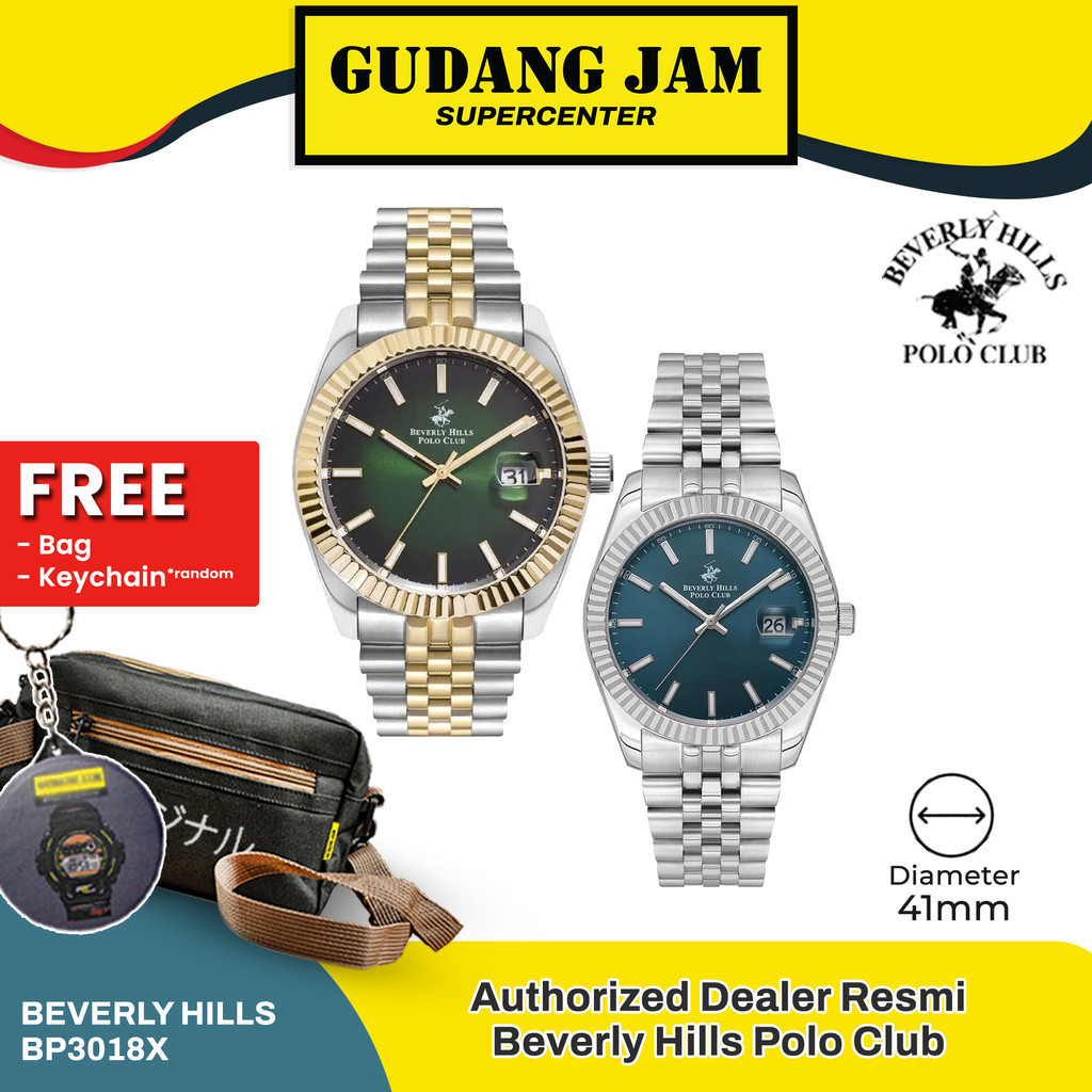 Jam Tangan Pria Beverly Hills Polo Club  BP3018X