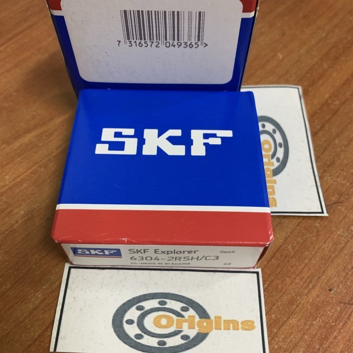 BEARING 6304 2RS C3 SKF ORIGINAL 6304-2RS1/C3 ZK ONLINE