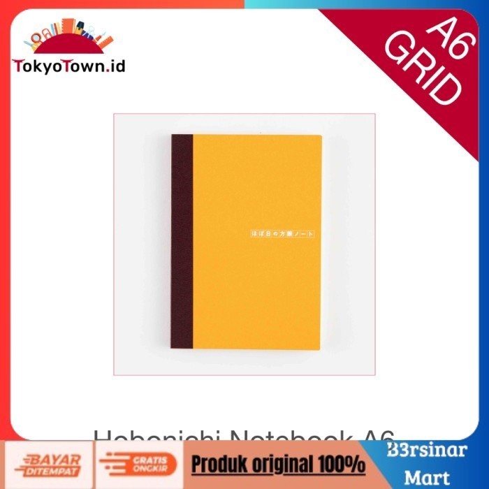 

[KUALITAS TERBAIK] Hobonichi Notebook Original A6 Grid With Tomoe River Paper