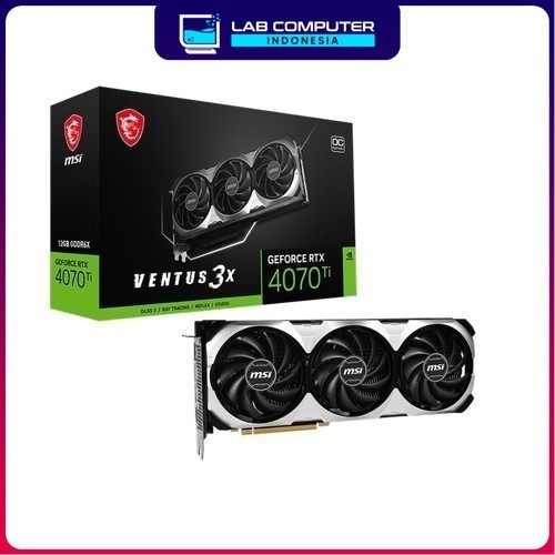 MSI GeForce RTX™ 4070 Ti VENTUS 3X 12GB GDDR6X 192-bit