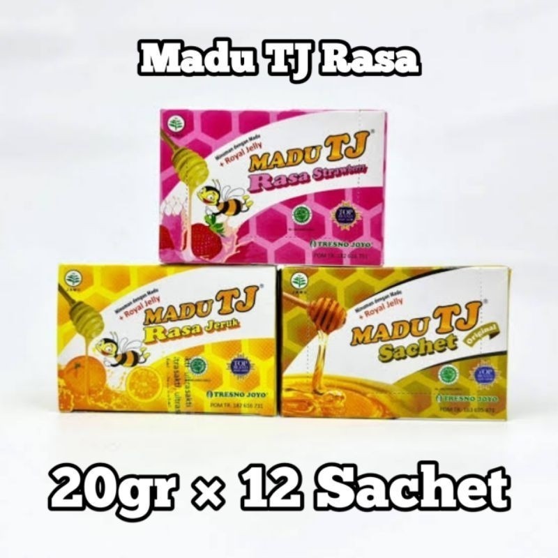 

Madu TJ Rasa 1 Box 12 Sachet ~ Lapak Mindy