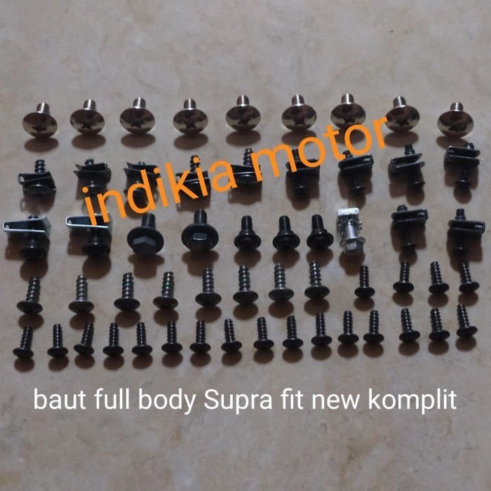 baut baud full body Supra fit new fit x fit s komplit