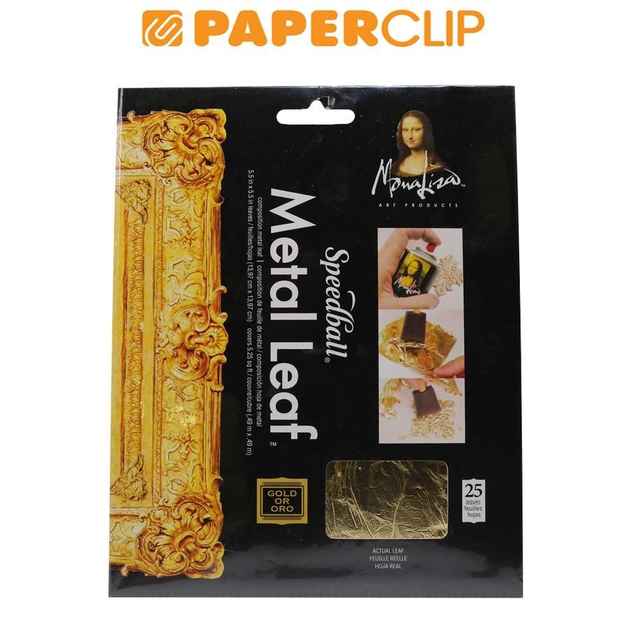 

KERTAS LOGAM / METAL LEAF SPEEDBALL MONA LISA 0010204 GOLD 25S