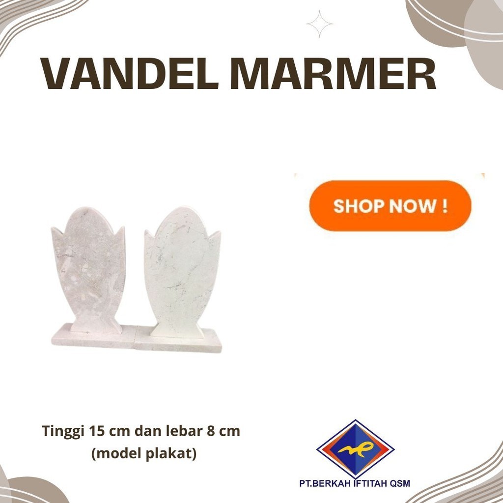 PLAKAT VANDEL MARMER BERKUALITAS 15CM GROSIR VANDEL POLOS