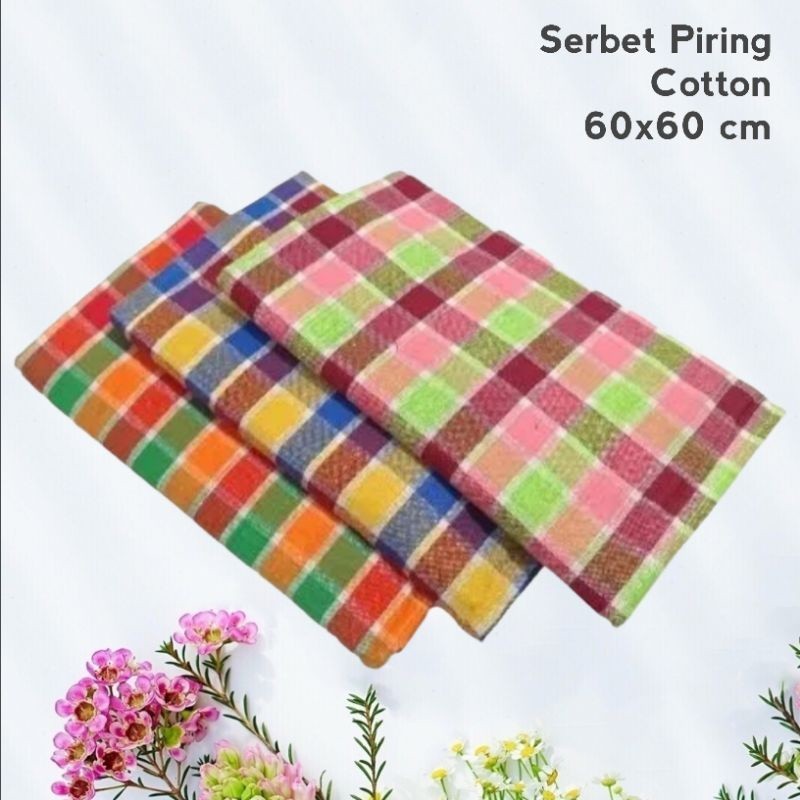 SERBET WARNA JUMBO SERBAGUNA Ukuran 60 x 60 CM