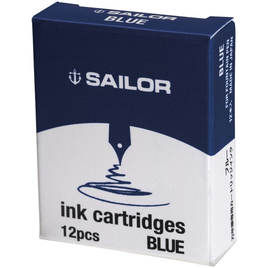 

[Terbaru]ATK- SAILOR Fountain Pen Ink Cartridge Refill/ Tinta Fountain Pen - Blue