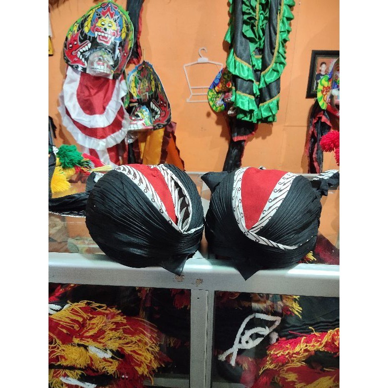 BLANGKON LIPAT SAMURAI / blangkon warok / blangkon / udeng / udeng jawa / blangkon solo / blangkon j