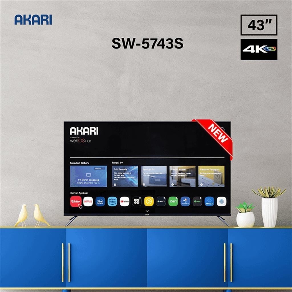 LED TV Akari SW 5743S / SW5743S Smart TV 43 Inch