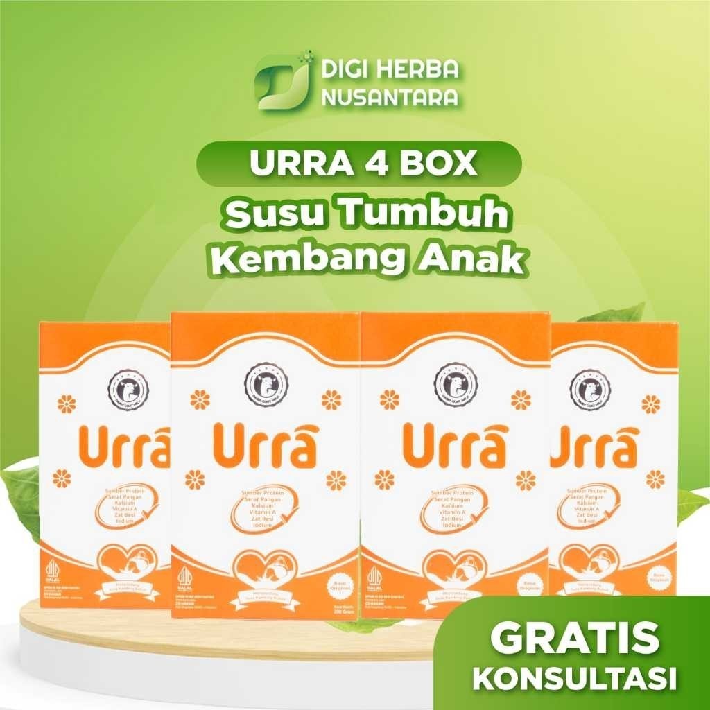 

Bisa COD Urra Paket 1 BOX URRA Susu Kambing Saneen Untuk Penambah Berat Badan & Tinggi Badan Anak - Box Aman