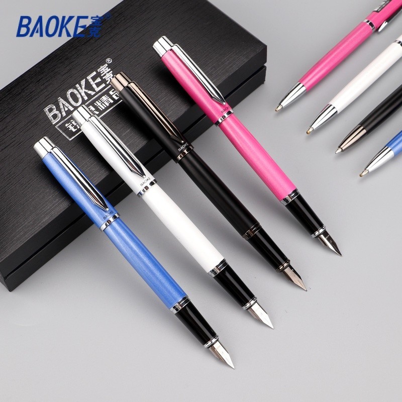 

BAOKE Luxury Fountain Pen Gift Set 0.7mm Colorful Ballpoint Pen T12