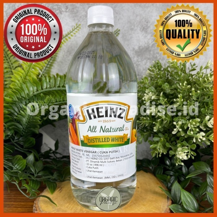 

Heinz Distilled White Vinegar / Cuka Putih Heinz 896 ml - NO BOX k1