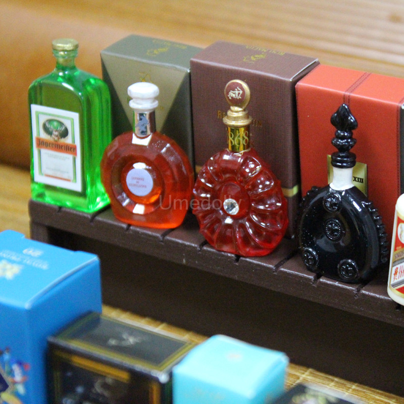 1/6 Scale Miniature Dollhouse Wine Bottle Mini Whisky Model for BJD BJD Doll Kithcen Food Toy Access