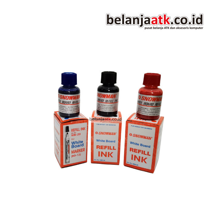 

Tinta Spidol Whiteboard Snowman 25 Ml