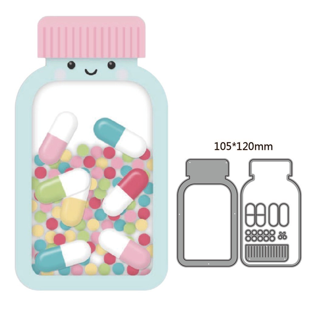 

Metal Cutting Dies Shake card jar diy scrapbooking Photo Album Decorative Embossing PaperCard Crafts Dies