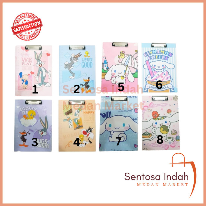 

Papan Ujian Fancy Ukuran F4 / Clipboard / Papan Jalan