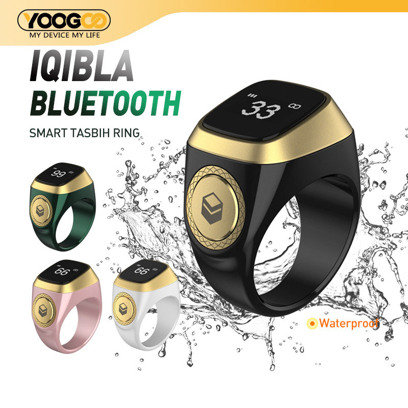 Iqibla Zikr Ring Tasbih Digital Tasbih Smart IQIBLA Ring Iqibla Cincin Tasbih Digital Bluetooth Ring