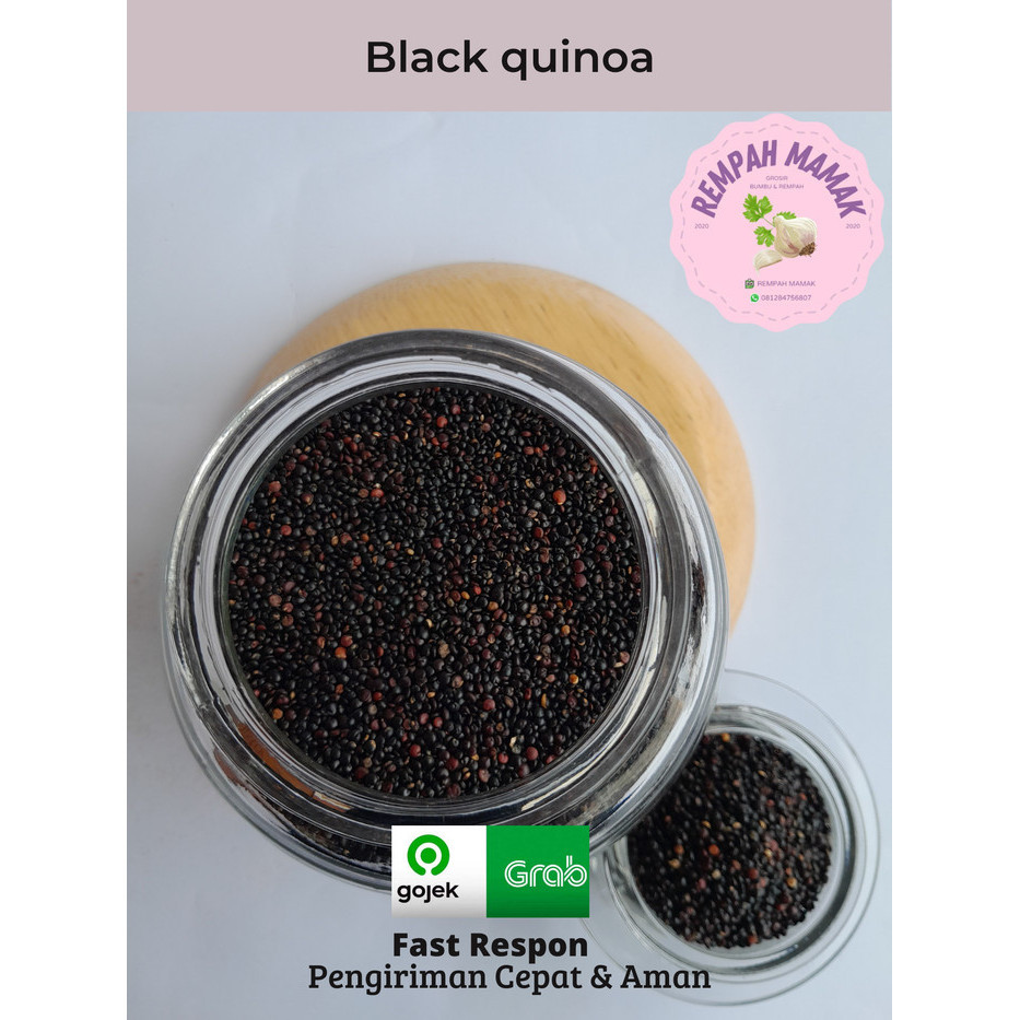 

[[ K23 - BEST SELLER ]] Black Quinoa / Quinoa Hitam 250 Gram