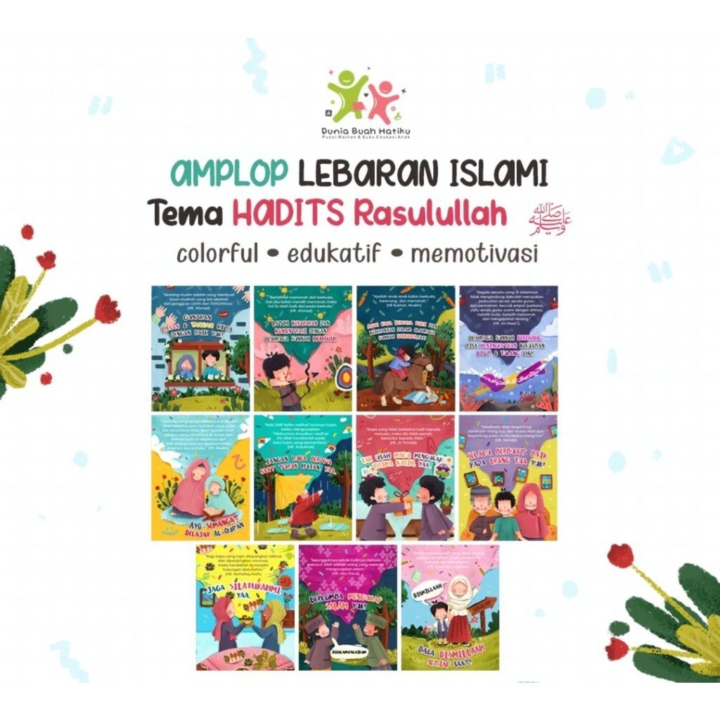

AMPLOP LEBARAN ISLAMI TEMA HADITS ISI 60 LEMBAR (DUNIA BUAH HATIKU) - ASLI