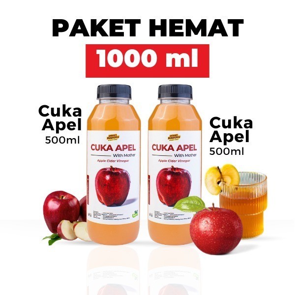 

Cuka Apel Original - Diet Detoks - Apple Cider Vinegar - 1000 ML