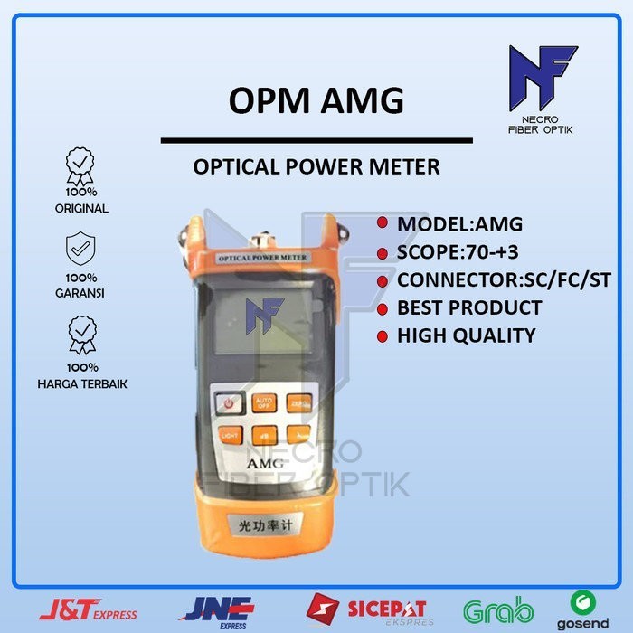OPM Optical Power Meter/ Fiber Optik cable tester OPM Kuning AMG
