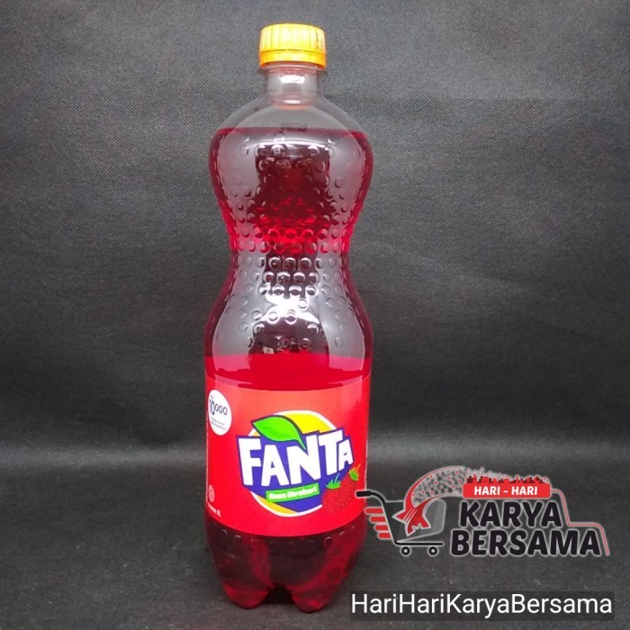 

MINUMAN RINGAN BERSODA FANTA STROBERI STRAWBERRY 1 LITER