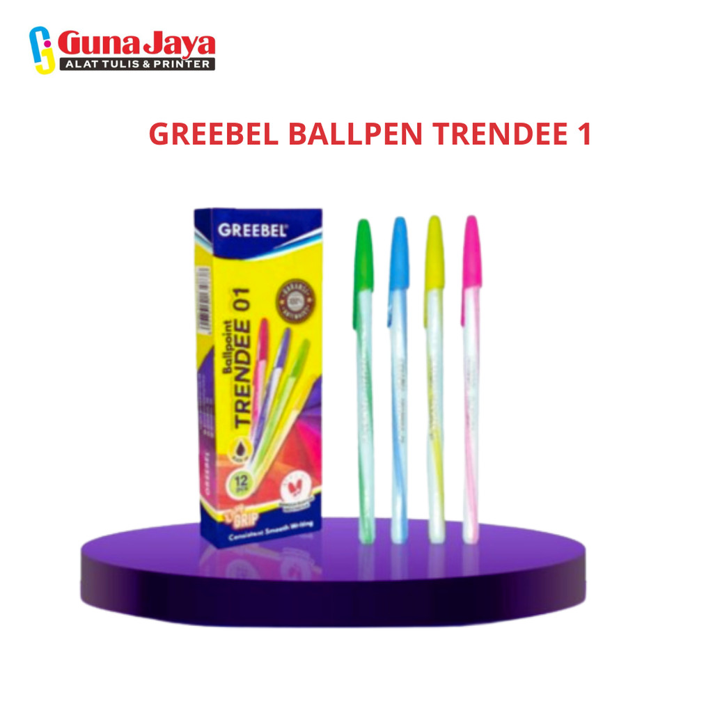 

GREEBEL BALLPEN TRENDEE 1 (SATU SET 12 PCS)