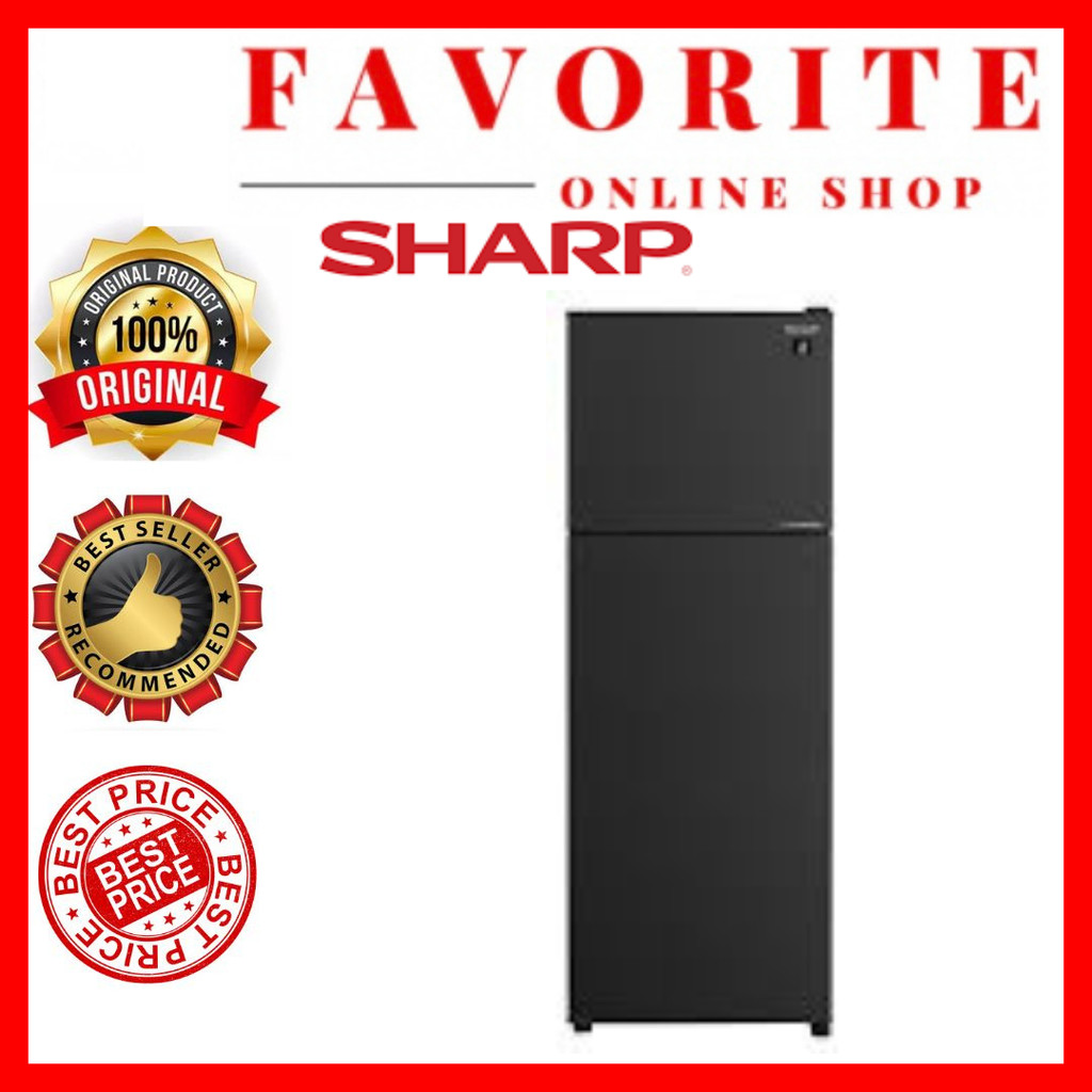 KULKAS SHARP  SJ 426 SI GK LEMARI ES 2 PINTU SJ-426SI-GK KULKAS J-TECH INVERTER 426