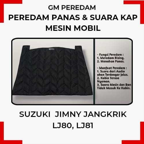 Suzuki Jimny Jangkrik LJ80 Peredam  Kap Mesin Mobil AM