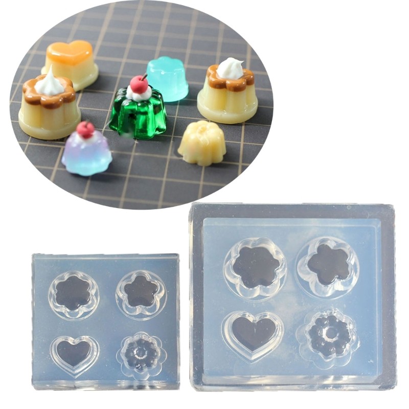 

Epoxy Resin Moulds Resin Ornaments Molds Heart Flower Shaped Resin Casting Mould Silicone Material DIY Hand-Making Tools