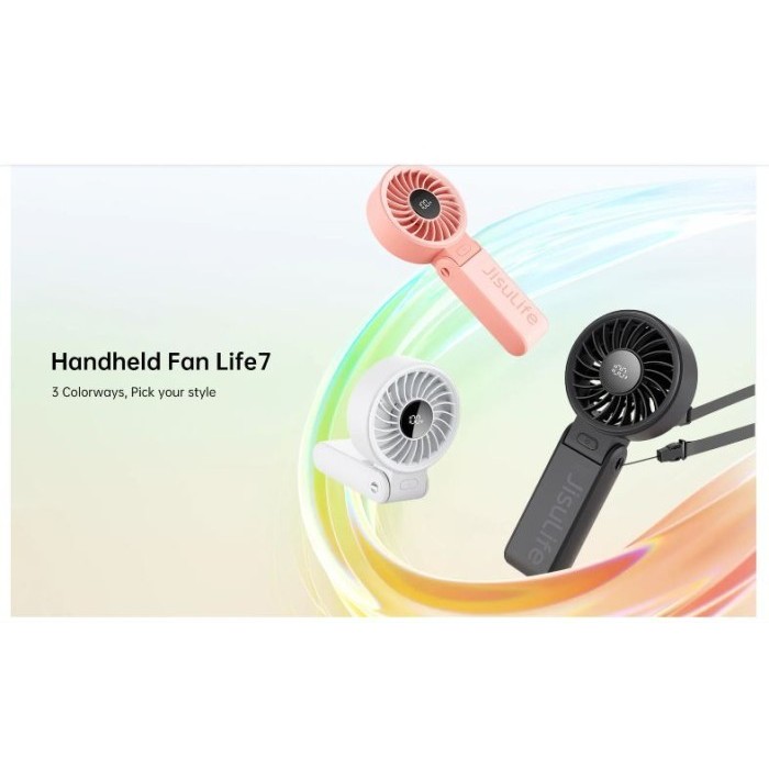 Kipas Angin Mini Jisulife Handfan Life 7 5S | Mini Fan | Kipas Angin Portable | Kipas Angin Kecil | 