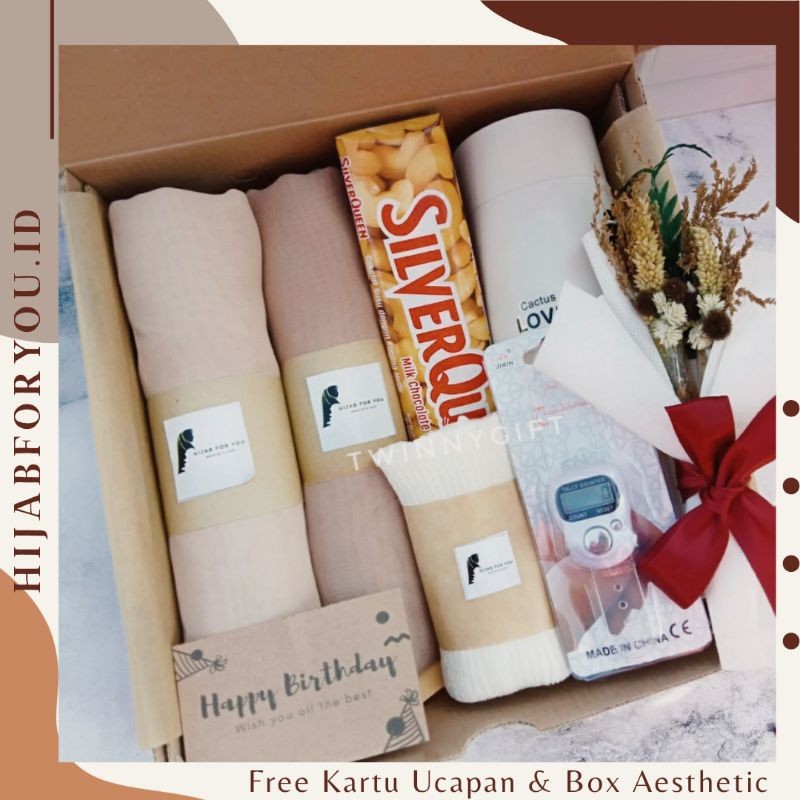 

Kado Hampers Termurah / Hampers Hijab Giftbox Kado Cewek Ulang Tahun Wisuda Anniversary Lebaran