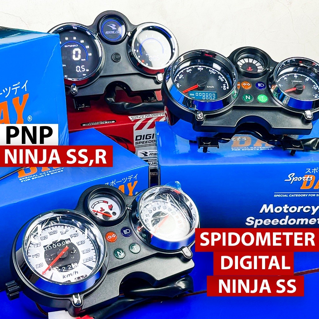Spidometer Ninja SS R Digital Speedo Spido Digital Kilometer Ninja SS R