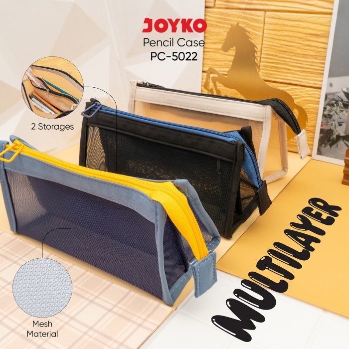 

Kotak Tempat Pensil Pencil Case Joyko PC-5022 Multilayer