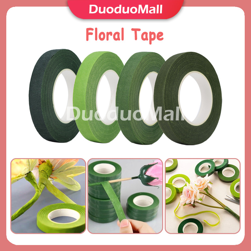 

Floral Tape / Solatip Bunga 1.2 cm x 30 m / Isolasi Daun