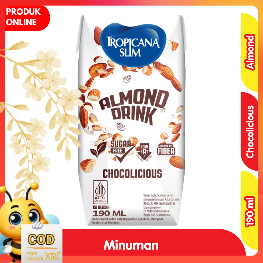 

Tropicana Slim Almond Drink Chocolicious Kotak 190 ml
